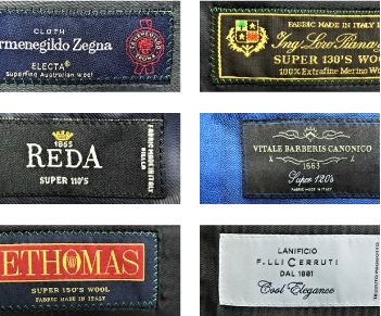 イタリー生地スーツ写真